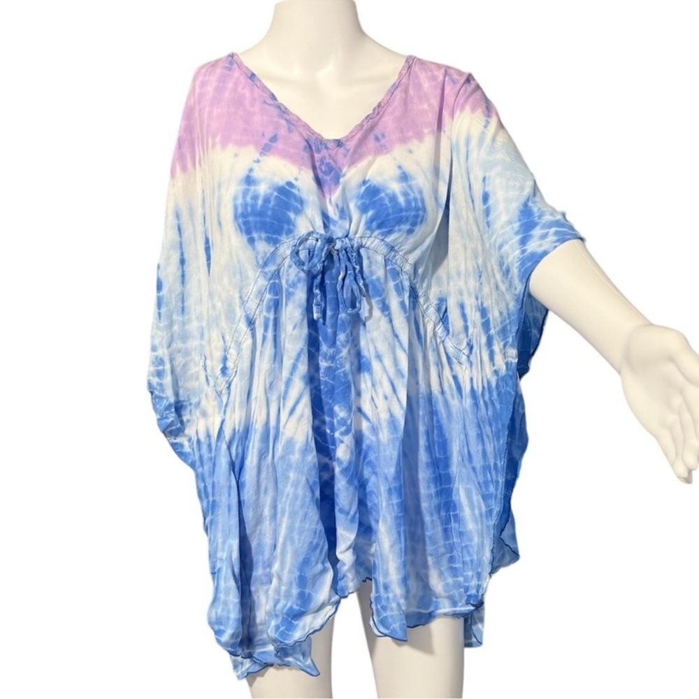 Napua Collection Women’s Tie Dye Beach Coverup Rayon SZ XL